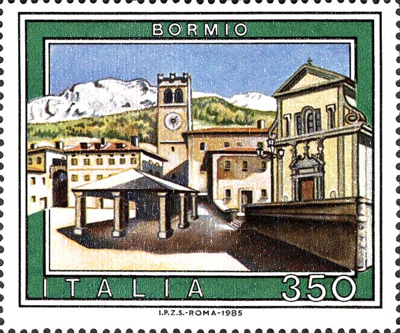 Francobollo Bormio -  1985