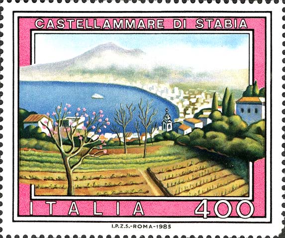 Francobollo Castellammare di Stabia -  1985