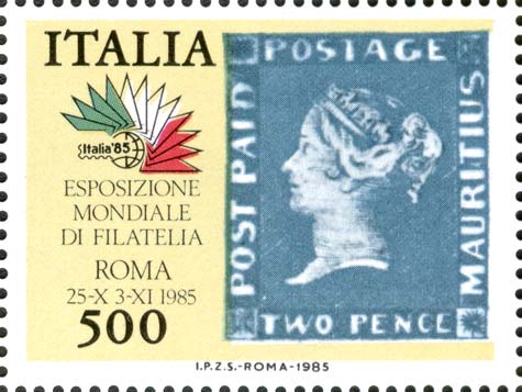 Francobollo Africa, Francobollo "Post Paid" di Mauritius -  1985