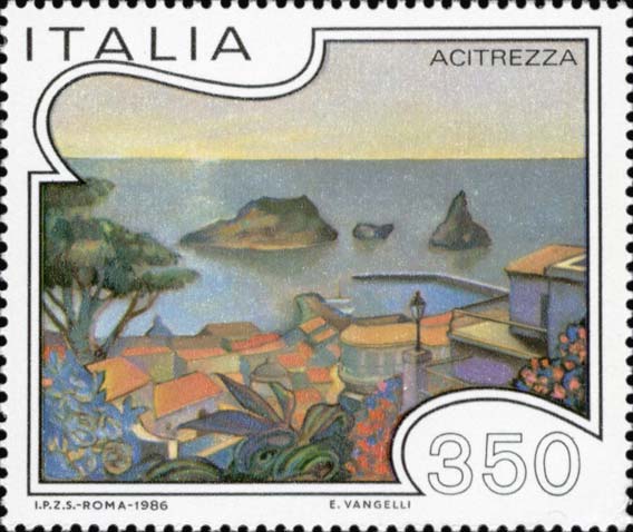 Francobollo Acitrezza -  1986