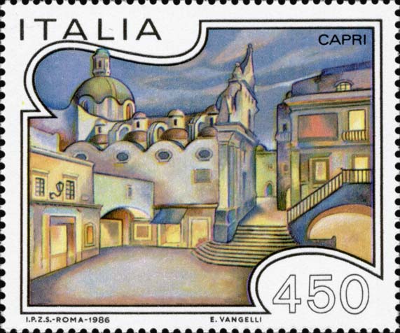 Francobollo Capri -  1986