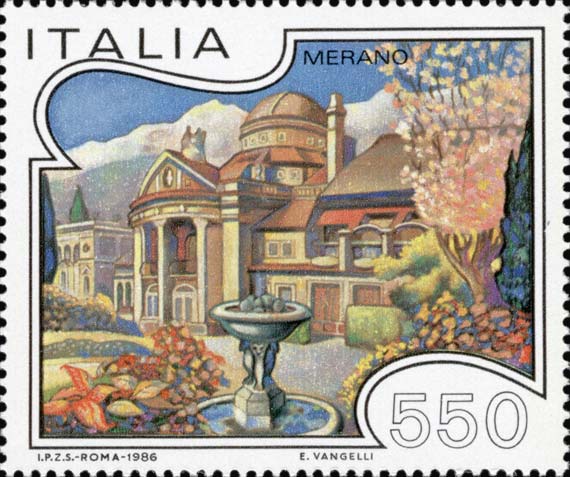 Francobollo Merano -  1986