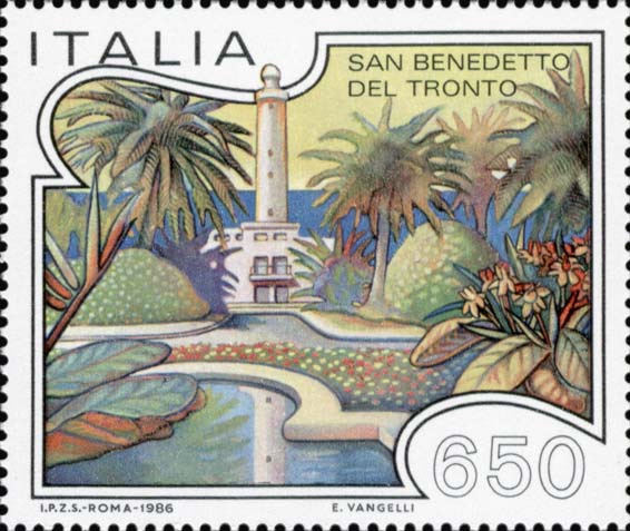 Francobollo San Benedetto del Tronto -  1986