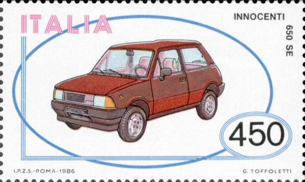 Francobollo Innocenti 650 SE -  1986