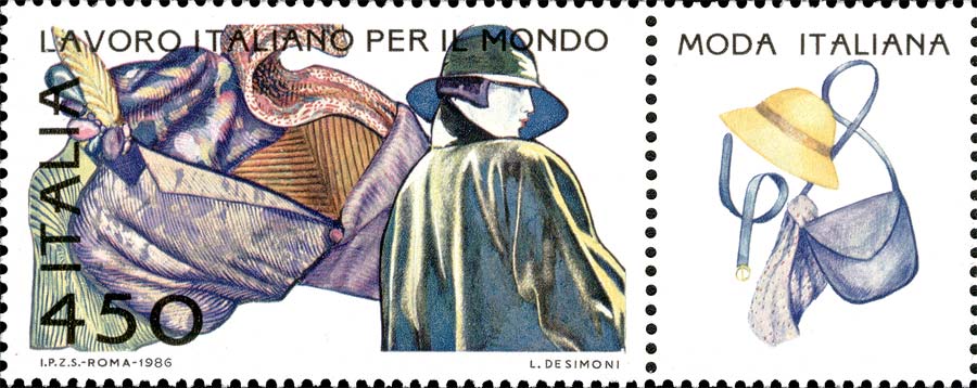Francobollo Moda Femminile -  1986