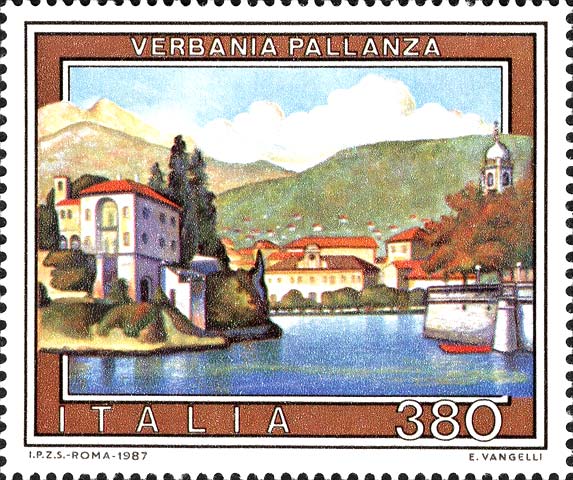 Francobollo Verbania Pallanza -  1987