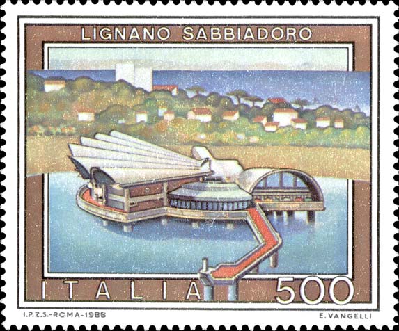 Francobollo Lignano Sabbiadoro -  1988