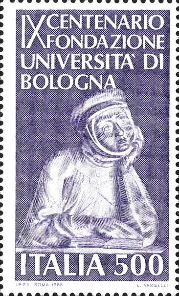 Francobollo Studentessa -  1988
