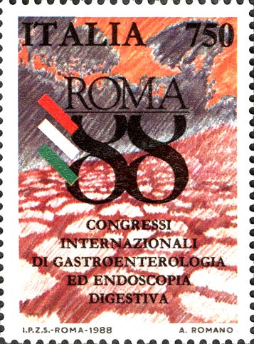 Francobollo Antica via Appia -  1988