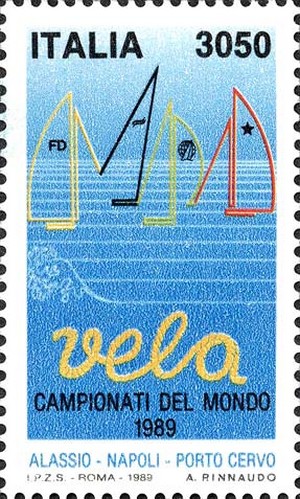 Francobollo Barche a Vela -  1989