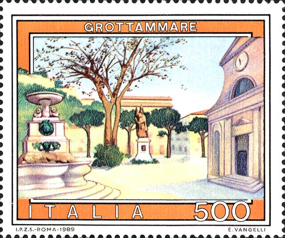Francobollo Grottammare -  1989