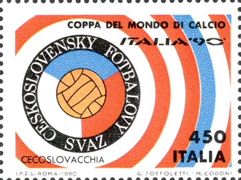 Francobollo Cecoslovacchia -  1990