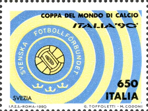 Francobollo Svezia -  1990
