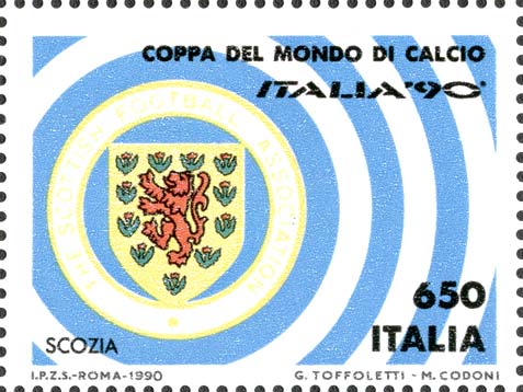 Francobollo Scozia -  1990