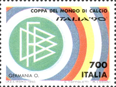 Francobollo Germania Occidentale -  1990