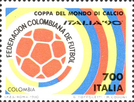 Francobollo Colombia -  1990