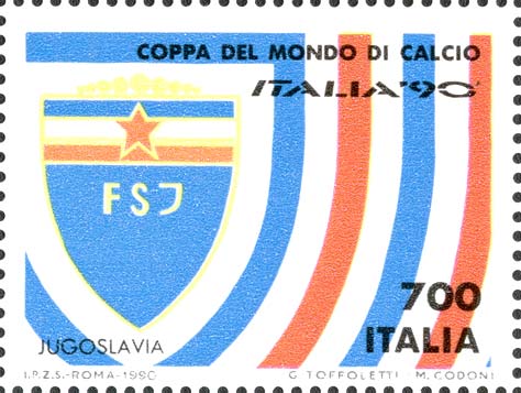 Francobollo Jugoslavia -  1990