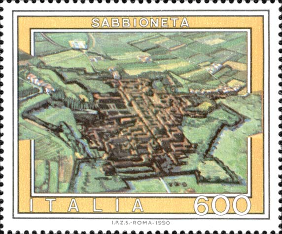 Francobollo Sabbioneta -  1990