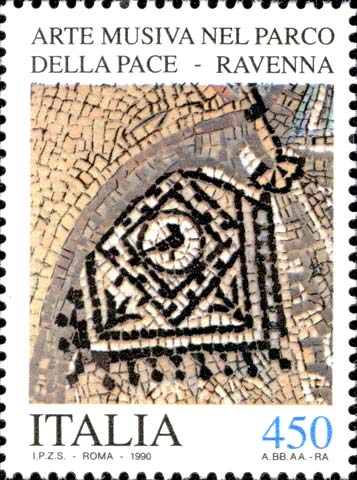 Francobollo Antico Mosaico Bizantino -  1990