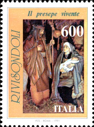 Francobollo La Sacra Famiglia -  1991