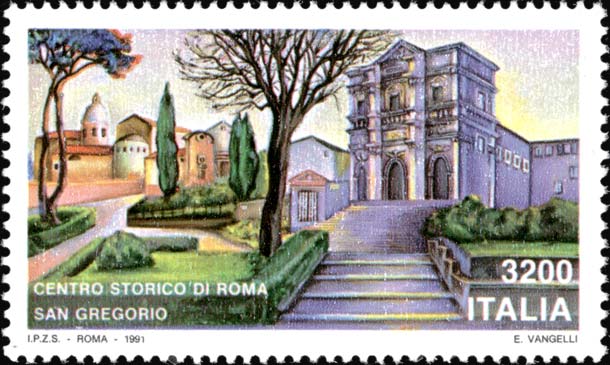 Francobollo Centro Storico di Roma -  1991