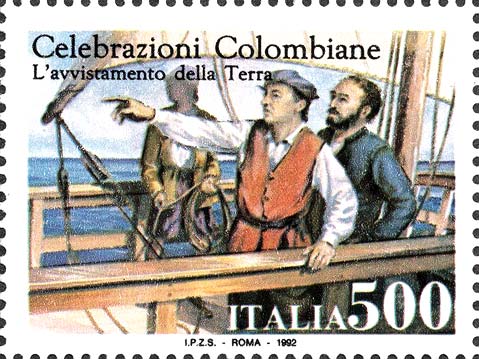 Francobollo Avvistamento della Terra -  1992