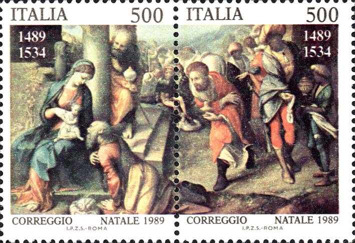 Francobollo Scene Religiose -  1989