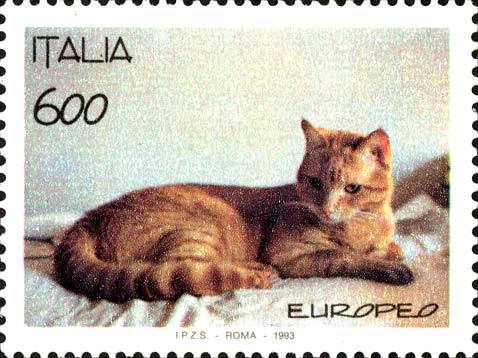 Francobollo Razza Europea -  1993