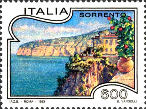 Francobollo Sorrento -  1993