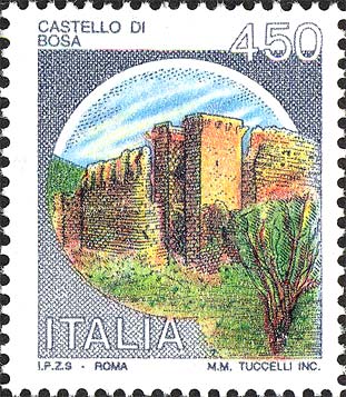 Francobollo Castello di Bosa -  1994