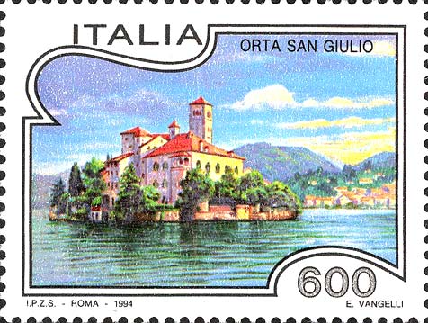 Francobollo Orta San Giulio -  1994