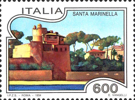Francobollo Santa Marinella -  1994