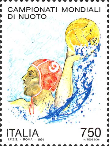 Francobollo Pallanuoto -  1994