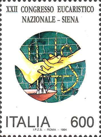 Francobollo Lavanda dei piedi -  1994