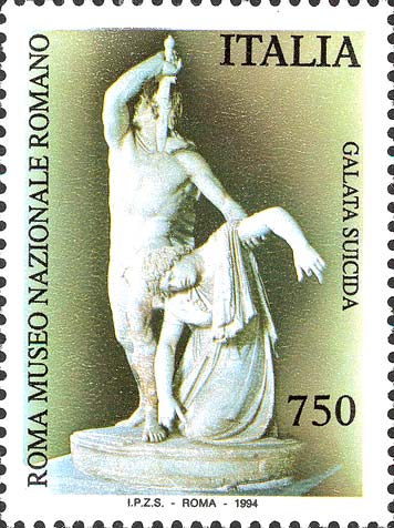 Francobollo Galata Suicida, Museo Nazionale Romano -  1994
