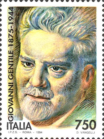 Francobollo Ritratto di Giovanni Gentile -  1994