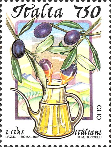 Francobollo Olio -  1995