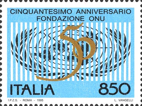 Francobollo Simbolo dell'ONU -  1995