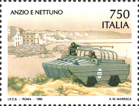 Francobollo Rovine di Anzio e Nettuno -  1995