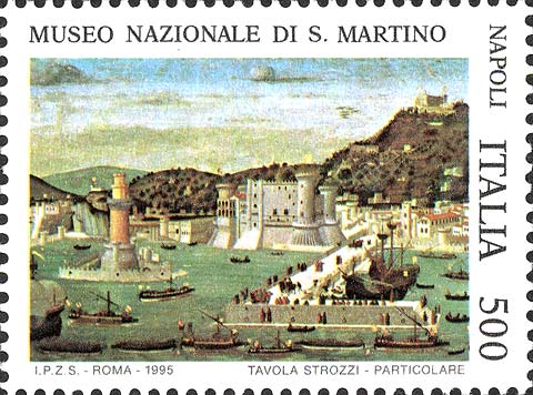Francobollo Tavola Strozzi, Museo Nazionale di San Martino -  1995