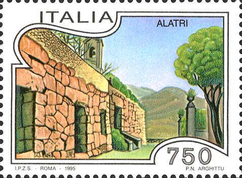 Francobollo Alatri -  1995