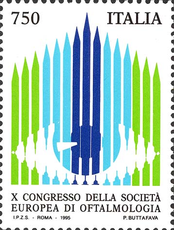 Francobollo Occhio -  1995