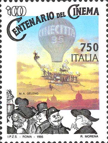 Francobollo Cinecittà -  1995