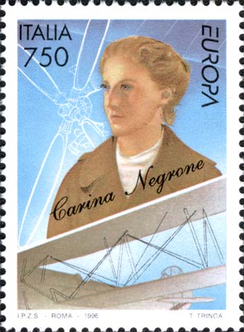 Francobollo Carina Negroni -  1996