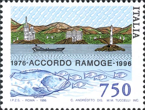 Francobollo Costa Azzurra e Riviera Ligure -  1996