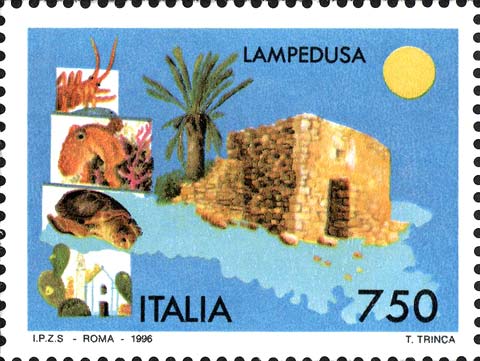 Francobollo Lampedusa -  1996