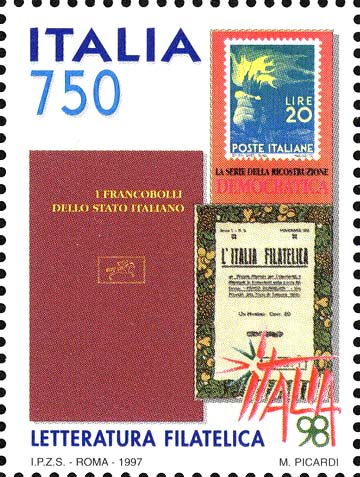 Francobollo Letteratura Filatelica -  1997