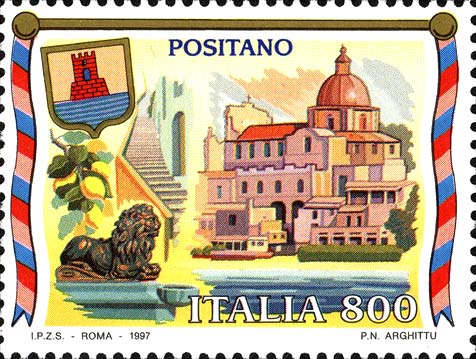 Francobollo Positano -  1997