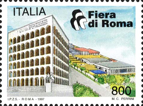 Francobollo Palazzo della Civiltà del Lavoro -  1997