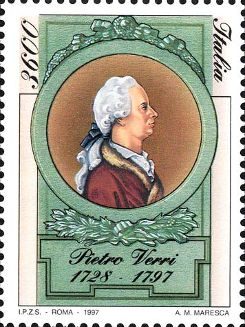 Francobollo Ritratto di Pietro Verri -  1997